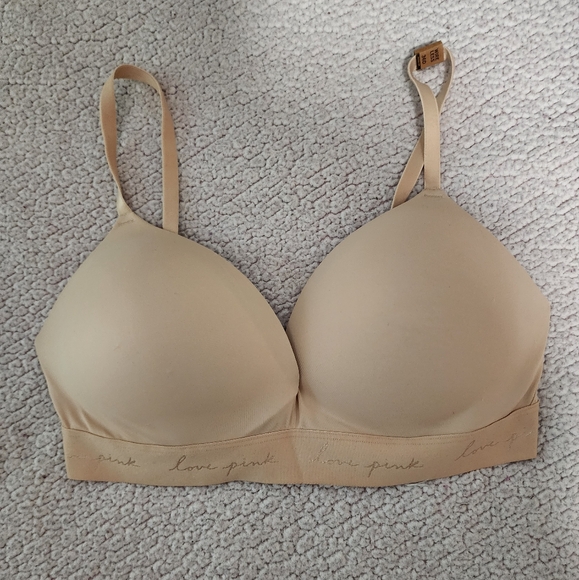 Victoria Secret Pink Wireless Nude Bra NWT - Picture 4 of 4